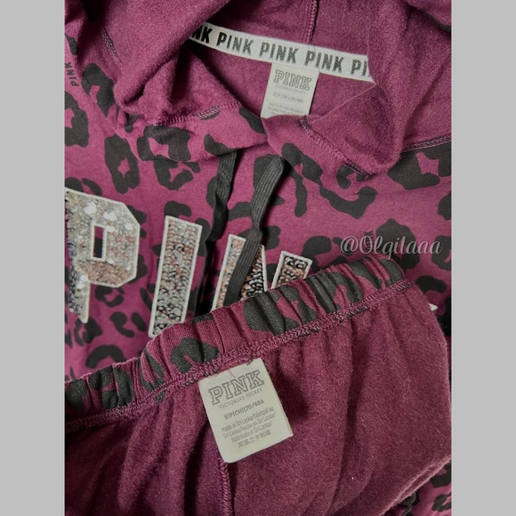 RARE! PINK Leopard Bling Set - Picture 5 of 5